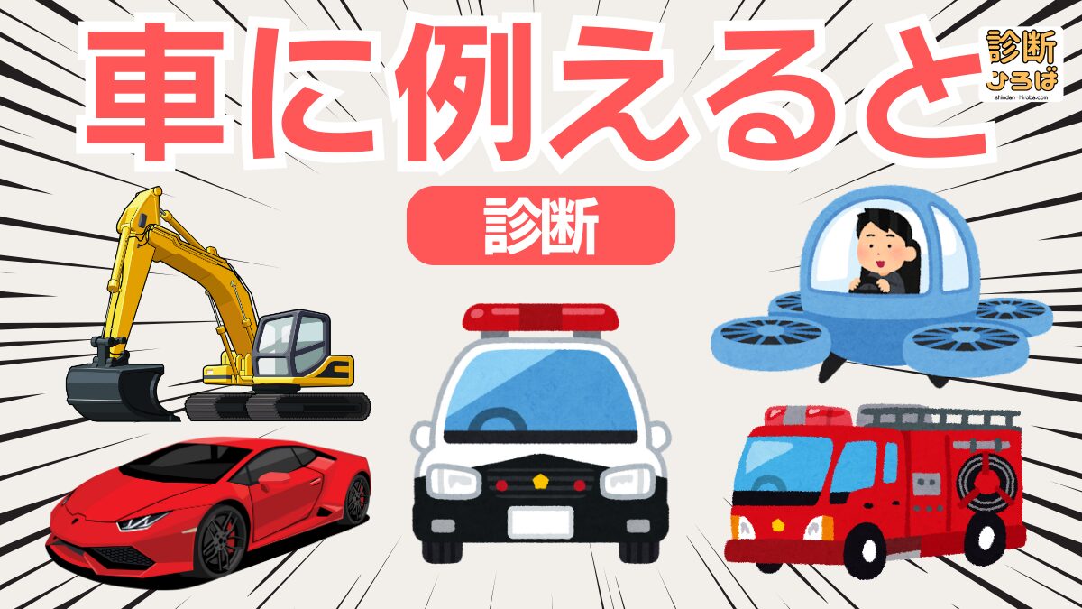 車に例えると診断